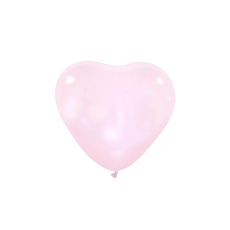 hartballonnen metallic roze klein