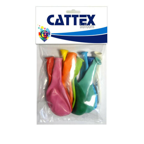 Multicolor ballonnen, 10 stuks, 30 cm