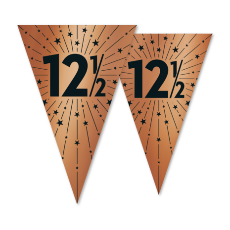 Vlaggenlijn 12,5 jaar jubileum brons, 10 m