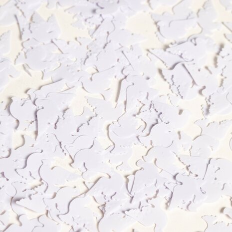 Sierconfetti duifjes wit, 14 gram