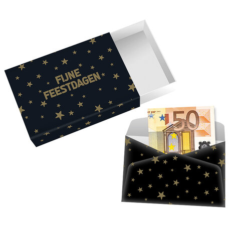 Kerst geschenkdoosje met envelopje