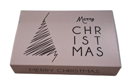 Kerst geschenkdoosje met envelopje