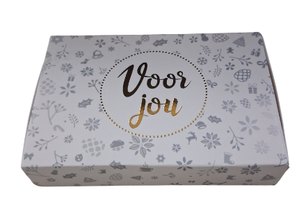 Kerst geschenkdoosje met envelopje