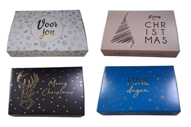 Kerst geschenkdoosje met envelopje