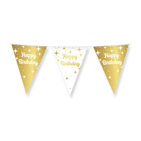 Happy Birthday vlaggenlijn Fancy Party, 10 m