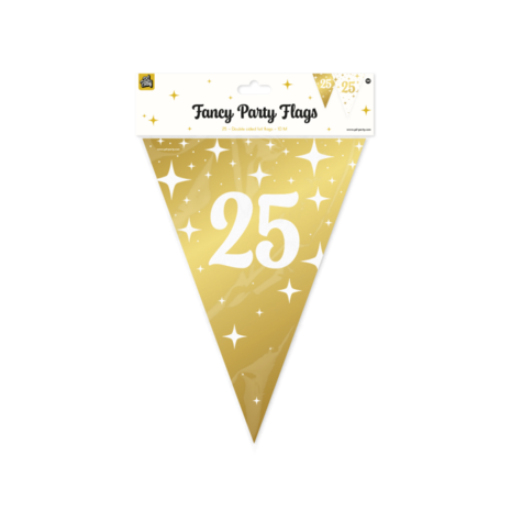25 jaar fancy party vlaggenlijn, 10 m
