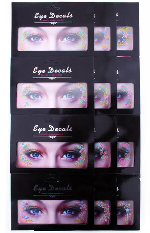 Oogstickers assorti