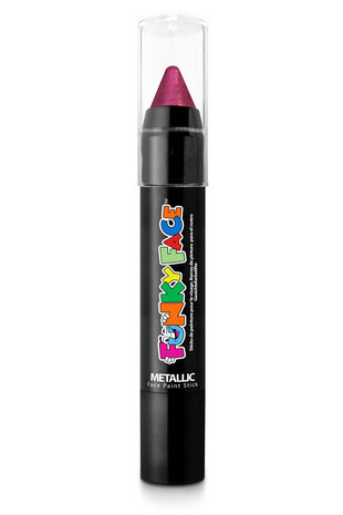 Funky Face schmink stick metallic roze