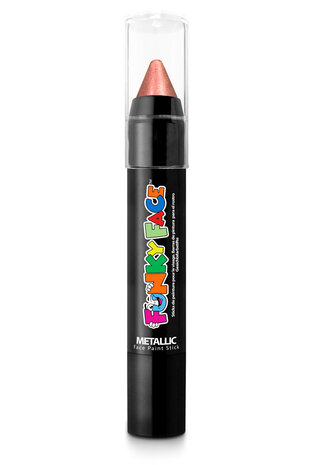 Funky Face schmink stick metallic rose gold