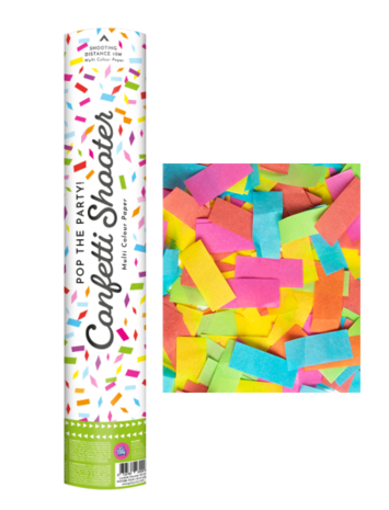 Multicolor confetti shooter, 40cm