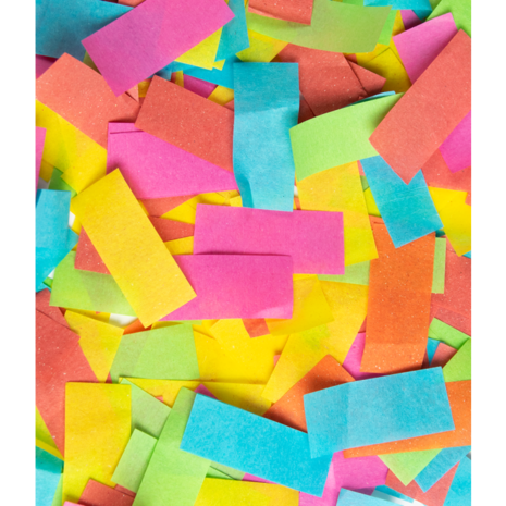 Multicolor confetti shooter, 40cm