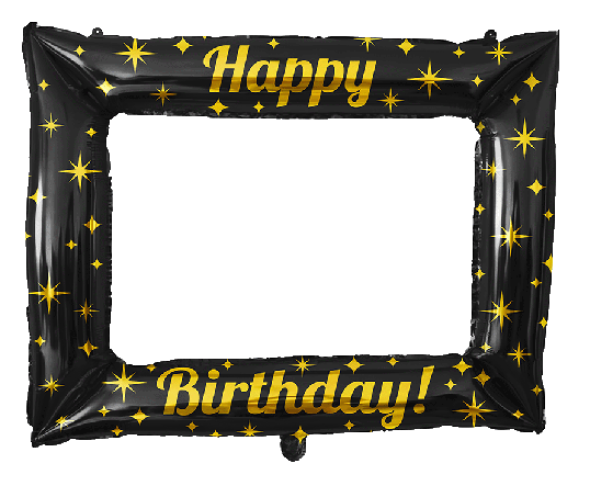 Photo frame selfie lijst Happy Birthday