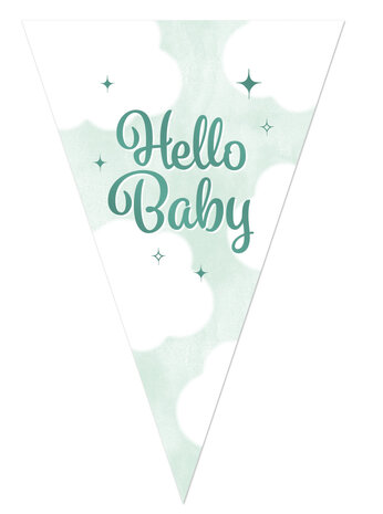 Hello Baby vlaggenlijn, 10 m