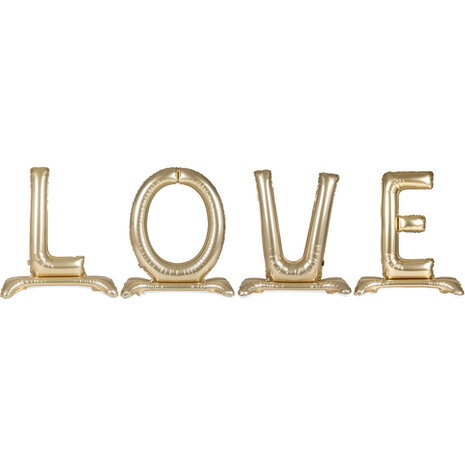 Love staande folieballonnen set