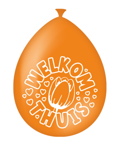 Welkom thuis ballonnen, 8 stuks, 30 cm