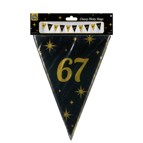 67 jaar classy party vlaggenlijn, 10 m