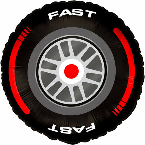 Race tire folieballon, 18 inch