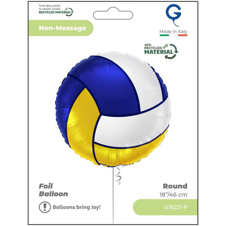Volleybal folieballon, 18 inch