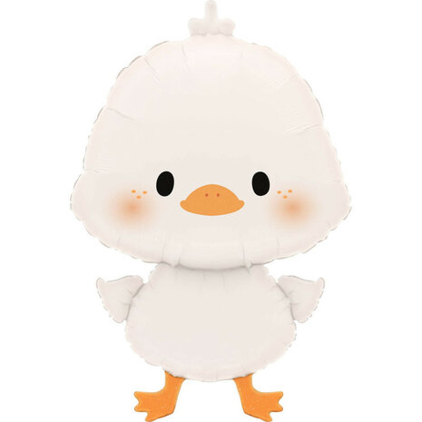 Eend / duckling folieballon, 25 inch