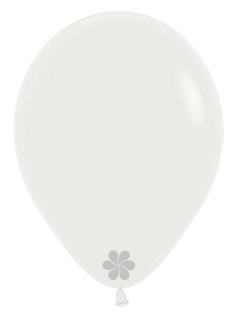 Almond white fashion ballon 12 inch