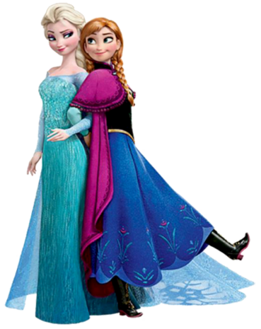 F-Elsa en Anna tussenstukje voor naamslinger
