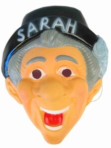 Sarah Masker + hoed, plastic
