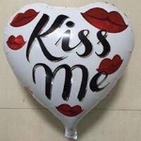 Kiss Me folieballon, 45 cm
