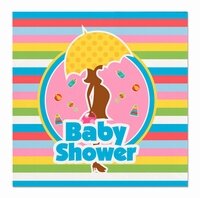 Baby Shower Servetten, 20 stuks