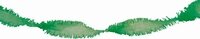 Groen, appel/lime Guirlande crepe slinger, 24 meter