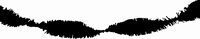 Zwart Guirlande crepe slinger, 24 meter
