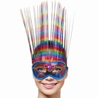 Venetiaans masker Rainbow Deluxe