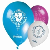 Frozen Disney Ballonnen Anna, Elsa en Olaf, 28cm, 8 stuks