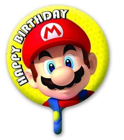 Super Mario Happy Birthday folieballon