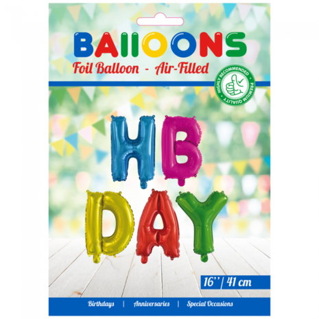 Folieballon HBDAY