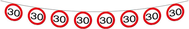 Slinger 30 verkeersbord