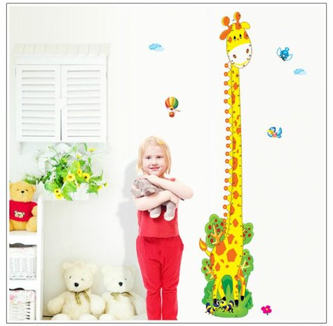 Groeimeter sticker Giraffe