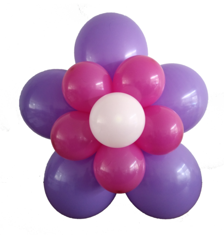 Bloem van ballonnen DIY