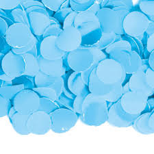 Confetti babyblauw