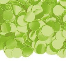 confetti appel lime groen 8mm