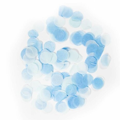 Confetti blauw XL
