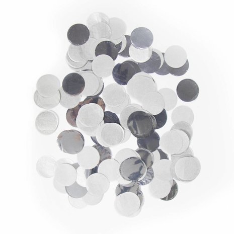 Confetti zilver XL