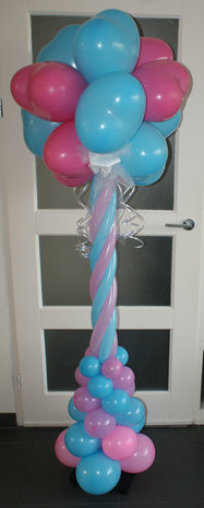 Ballon pilaar babyshower