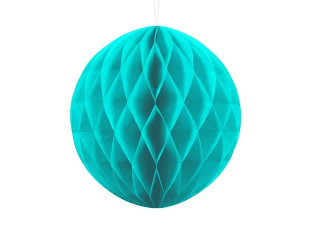 Honeycomb Turquoise bal 30 cm