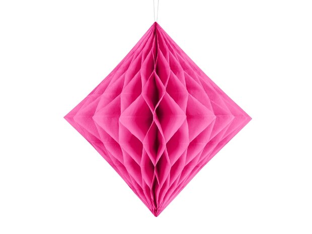 Honeycomb diamant pink 30 cm