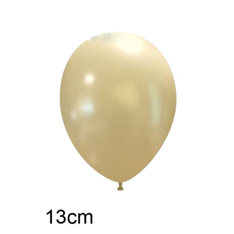 Ivoor metallic ballonnen 5 inch