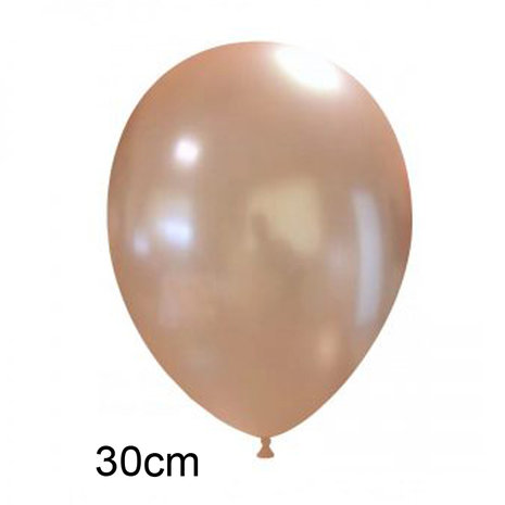 Rose gold metallic ballonnen