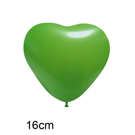 hartballonnen groen klein