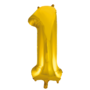 folie cijfer 1 goud 86 cm