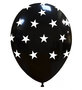 zwarte ballonnen met sterren