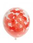 Confetti rood ballonnen, 30cm